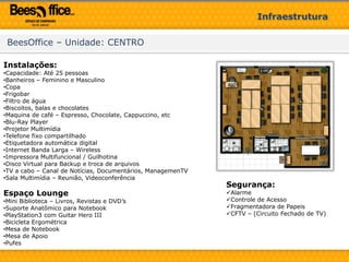 Conceito disseminadoCoworking MapThis is a mapofcoworkingspacearoundthe world by Google Inc.O coworking teve início em 2005 nos Estados Unidos e migrou para outros países.Fonte: www.google.comE hoje estima-se que existam mais de 650 espaços de coworking no mundo.