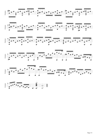 Moonlight Sonata arreglo para guitarra