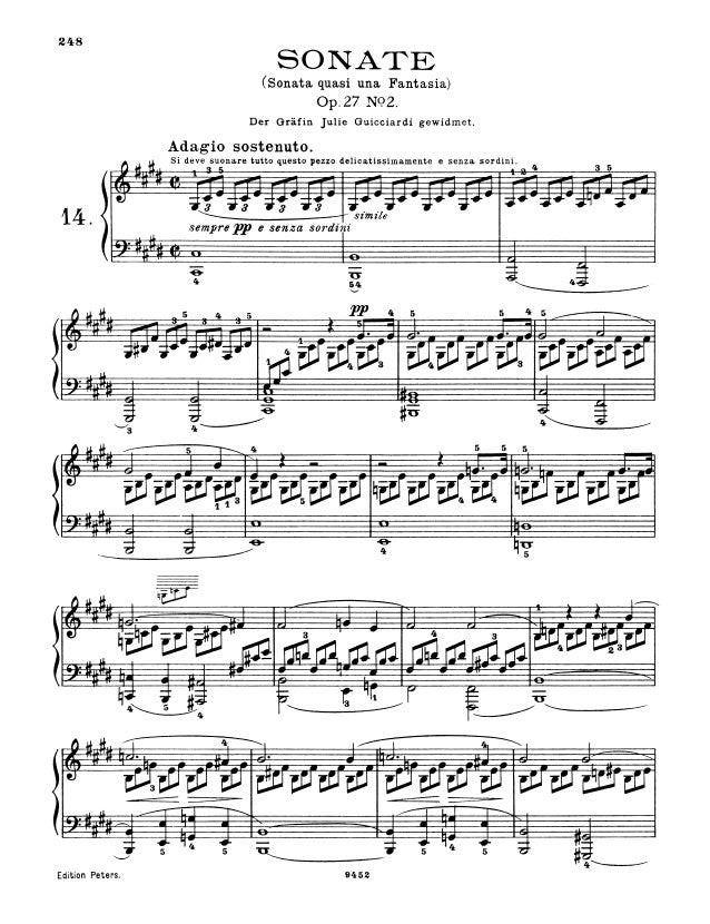 beethoven moonlight sonata