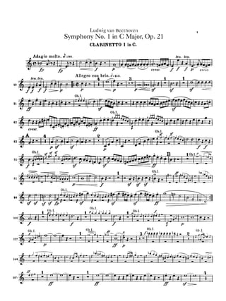 Beethoven.sinfonía núm 1.parte clarinetes 1 y 2