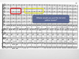 Where would you put the red and
yellow boxes?
 