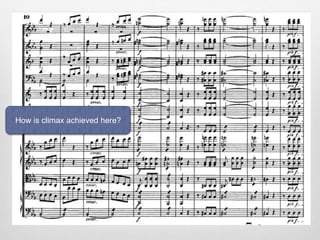 How is climax achieved here?
 