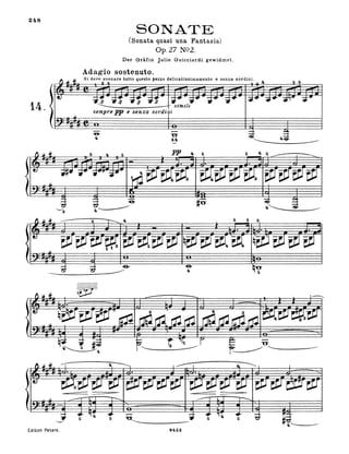 Beethoven op 27 no 2