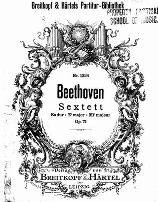 Beethoven sexteto op 71,2clarinetes.2 trompas, 2 fagots
