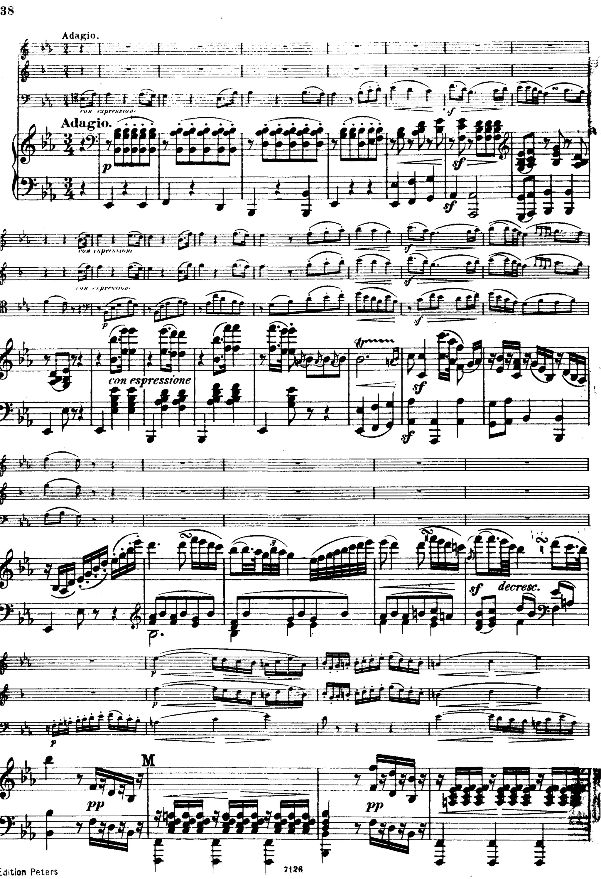  Beethoven trio-op.11.Violín/Clarinete/ Violonchello/Piano