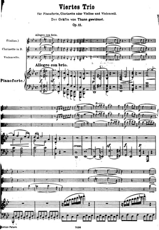  Beethoven trio-op.11.Violín/Clarinete/ Violonchello/Piano