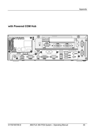 Appendix




with Powered COM Hub




01750185706 D   BEETLE /i8A POS System – Operating Manual      44
 