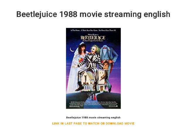 Beetlejuice 1988 movie streaming english