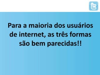 Metáfora do LivroTwitter é uma biblioteca