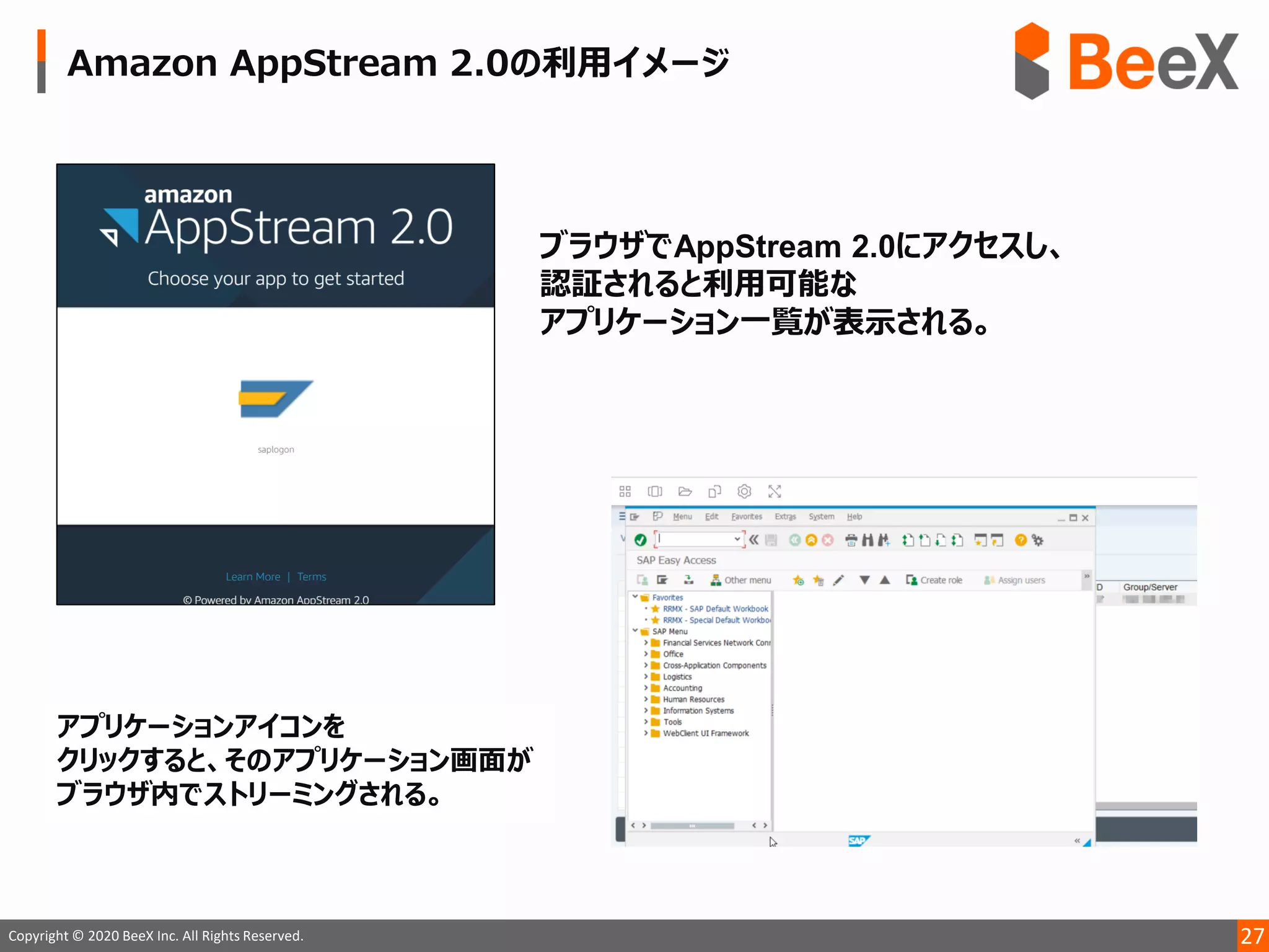 27Copyright © 2020 BeeX Inc. All Rights Reserved.
 