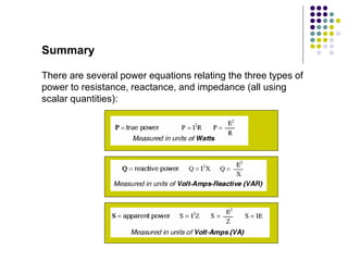 Power Computation BEF 22803 - Lecture 6 - Single-Phase Power Computations.ppt