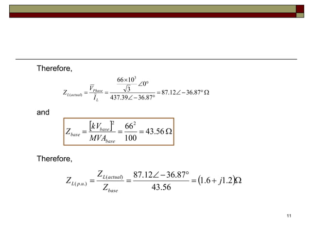BEF 23803 - Lecture 14 - Per Unit Analysis of Three Phase System.ppt ...