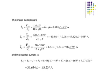 BEF 23803 - Lecture 4 - Unbalanced Three - Phase Circuits.ppt