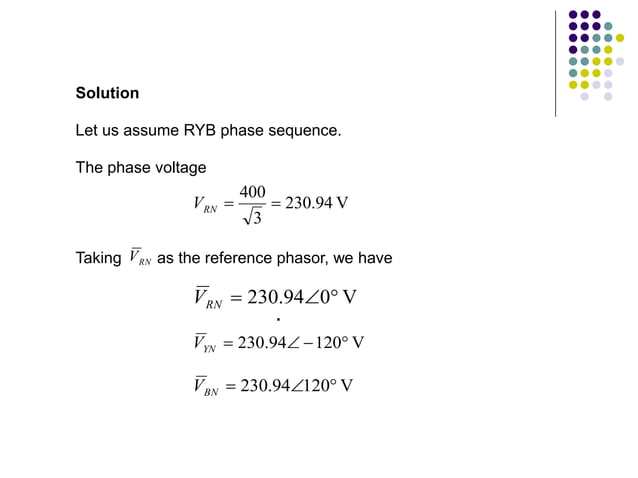 BEF 23803 - Lecture 4 - Unbalanced Three - Phase Circuits.ppt | Physics ...