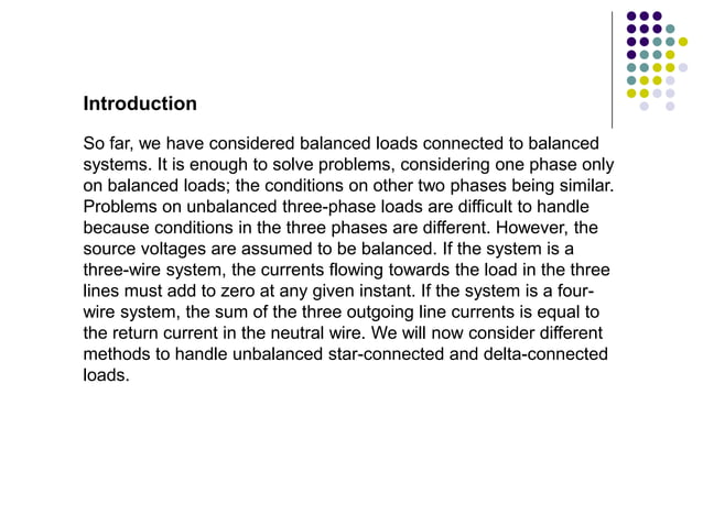 BEF 23803 - Lecture 4 - Unbalanced Three - Phase Circuits.ppt | Physics ...