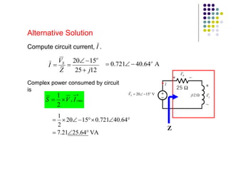 BEF 23803 - Lecture 7 - Complex Power Calculation.ppt