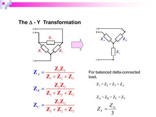 BEF 23803 - Lesson 3 - Balanced Delta Load Thre-Phase Systems.ppt
