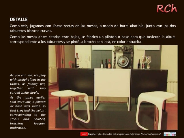 Before & After (Salón, Zona de Barra y Comedor)