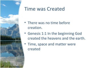 Before creation | PPT | Christianity | Religion & Spirituality
