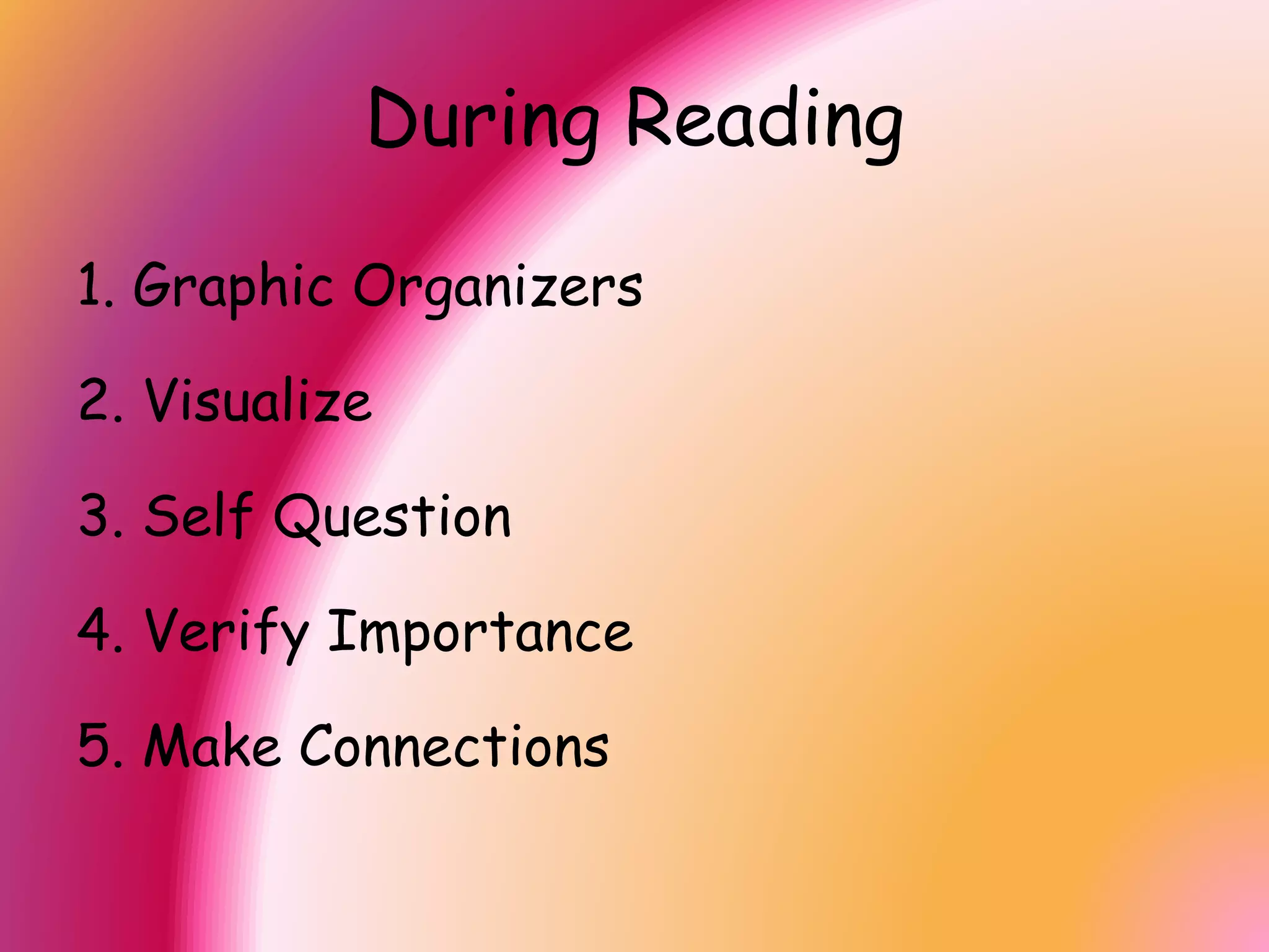 Test/Quiz
Preview the test or quiz.
what needs to be learned?
 