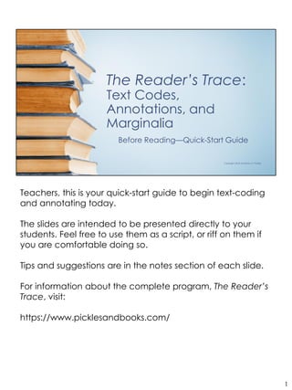 https://image.slidesharecdn.com/beforereadingquickstartslideshare-190129172720/85/close-reading-with-annotations-and-text-codes-before-reading-1-320.jpg?cb=1670656996