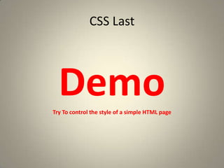 What is Scripting?Client Side Scripting Excuted @ Client browser He can simply view the source code Examples: JavaScript, VbScriptServer Side Scripting Excuted @ the server Return Back Client Side like ( HTML, CSS, JS) that browser understand User can’t see the Source code Use only can view the output ( HTML, CSS, JS ) Examples: PHP, ASP, JSP 
