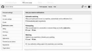 Introduction - Microcopy - Help - Errors
 
