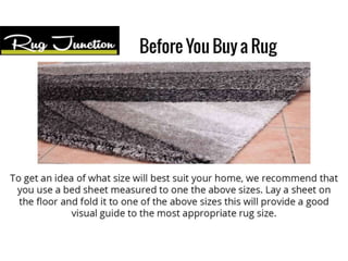 Points To Check Before You Buy Rug | Modern Designer Carpets