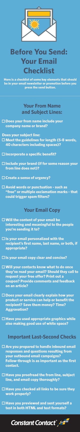 Before You Send: Your Email Checklist