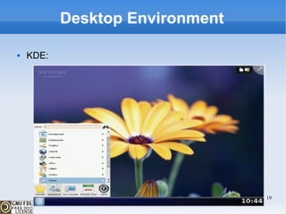 Desktop Environment KDE: 
