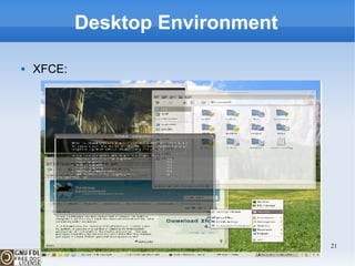 Desktop Environment XFCE: 