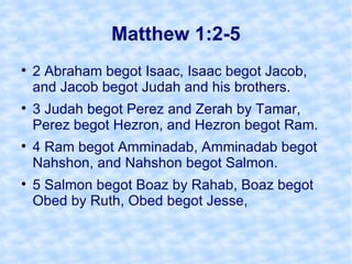 Beget begat | PPT