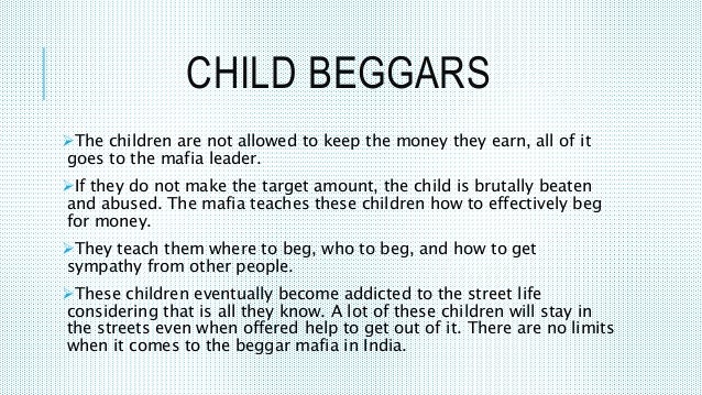 beggar mafia ppt how the mafia works