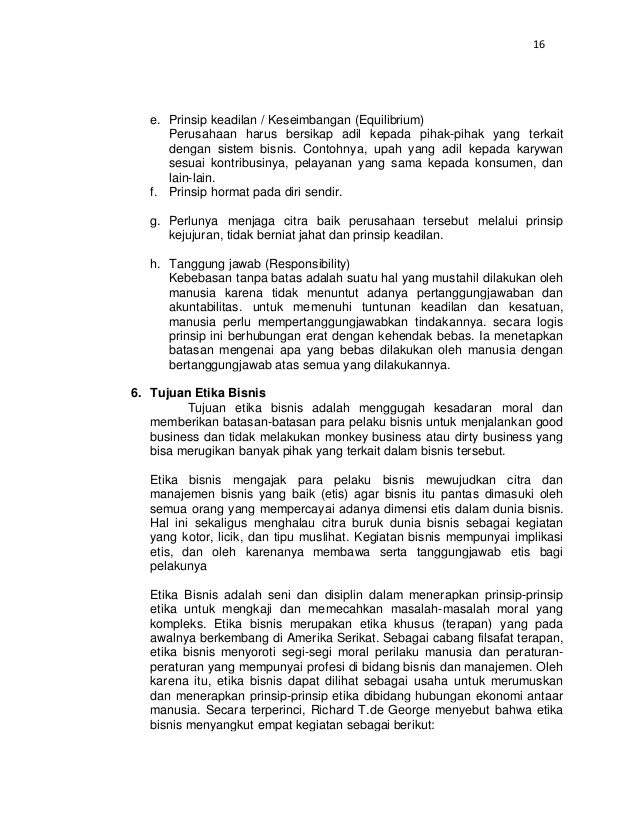 Be Amp Gg Asep Muhamad Perdiana Hapzi Ali Etika Bisni Pada Hi Le