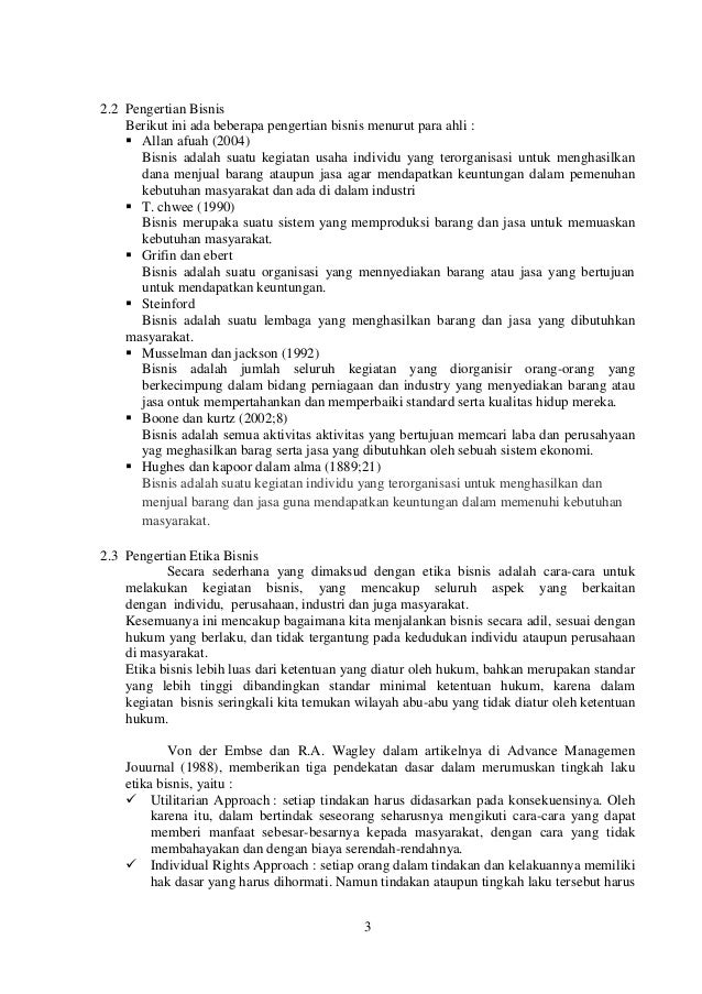 Be & gg, basori, hapzi ali, business ethic, universitas 