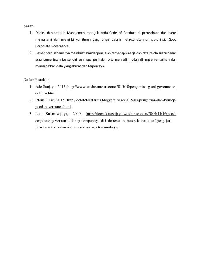 Perbedaan Good Governance Dan Good Government Terkait