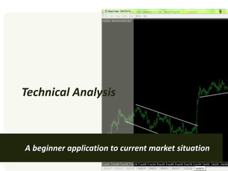 Technical Analysis 
A beginner application to current market situation 
 