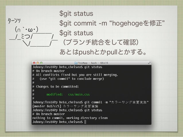 Gitとちょっと仲良くなるために覚えたことまとめ
