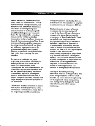 Beginner Guide to Desert Restoration