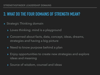 Beginner's Guide to the StrengthsFinder Leadership Domains