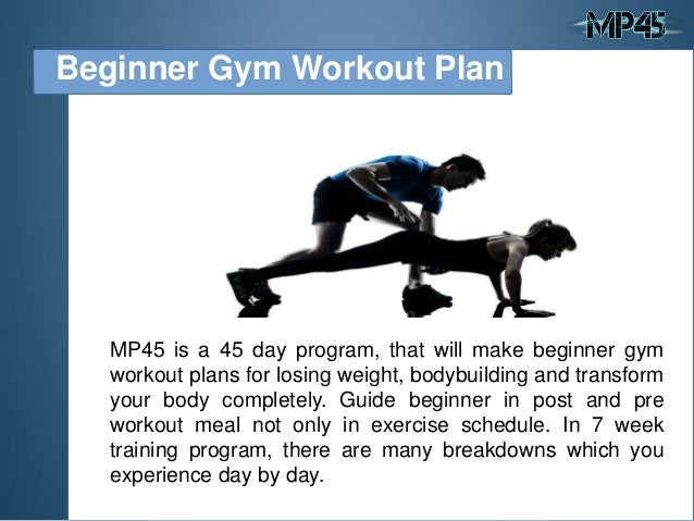 Beginner Gym Workout Plan