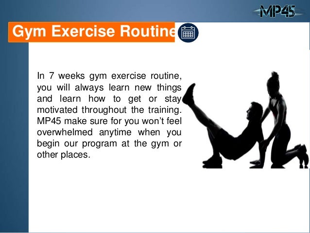 gym exercise planner