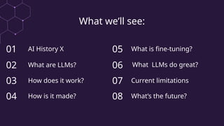 The Beginner's Guide To Large Language Models | PPTX