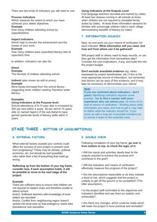 Beginners Guide To Logical Framework Approach (BOND) | PDF