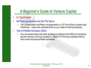 Beginners Guide To Venture Capital | PPT