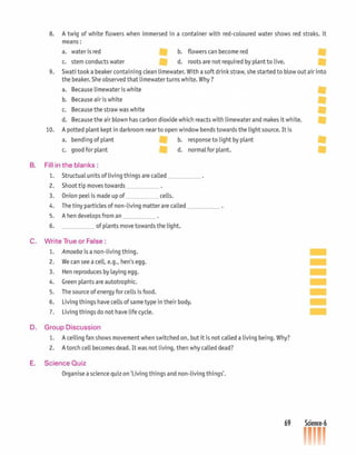 Beginners science-6 CLASS - SIX | PDF