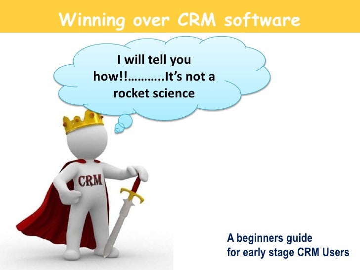 Beginners Guide For Crm Users Beginners Guide For Crm Users