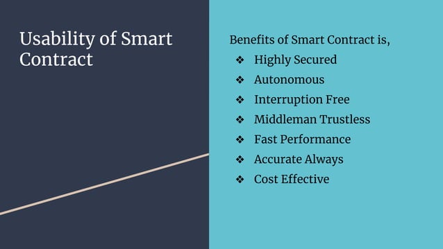 Beginners guide for smart contract | PPT