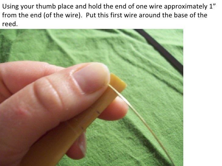 Beginner's Guide to Bassoon Reed Making