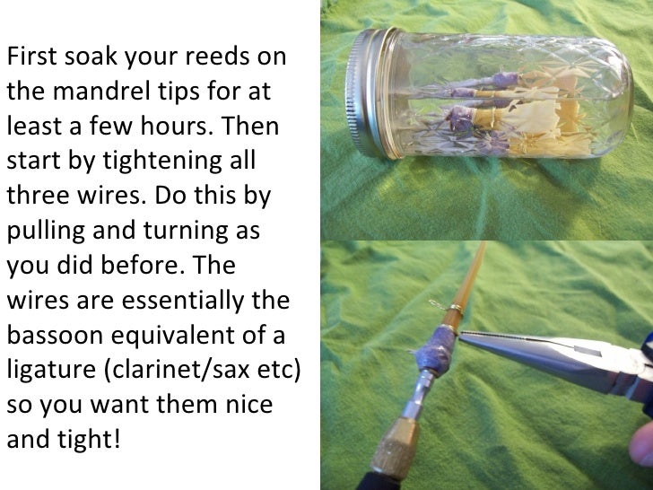 Beginner's Guide to Bassoon Reed Making